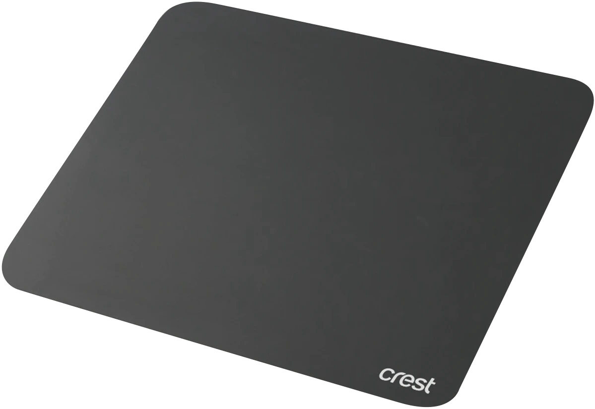 Crest Desk Mouse Mat (Black)