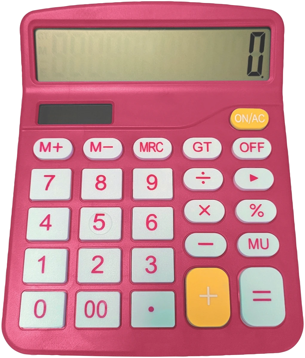 Techxtras Desktop Calculator (Pink)