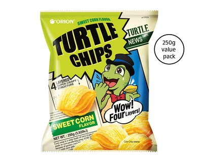 Orion Turtle Chips Sweet Corn 250g