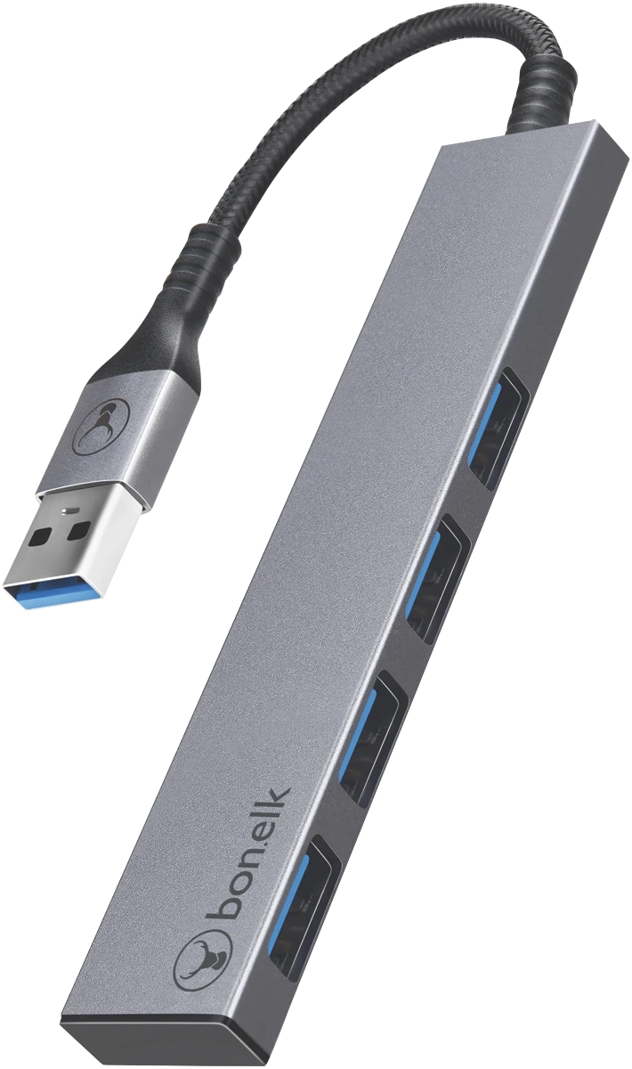 Bonelk Long-Life USB-A to 4 Port USB 3.0