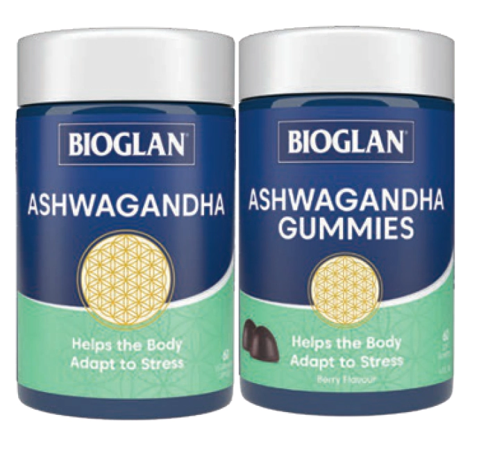 Bioglan Ashwagandha 60 Capsules or Gummies