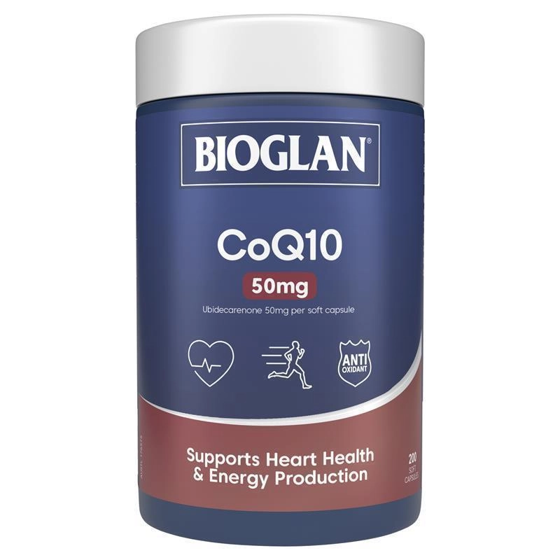 Bioglan CoQ10 50mg 200 Capsules