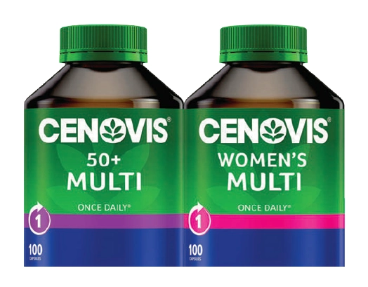 Cenovis Once Daily 50+, Women’s Multi 100 Tablets