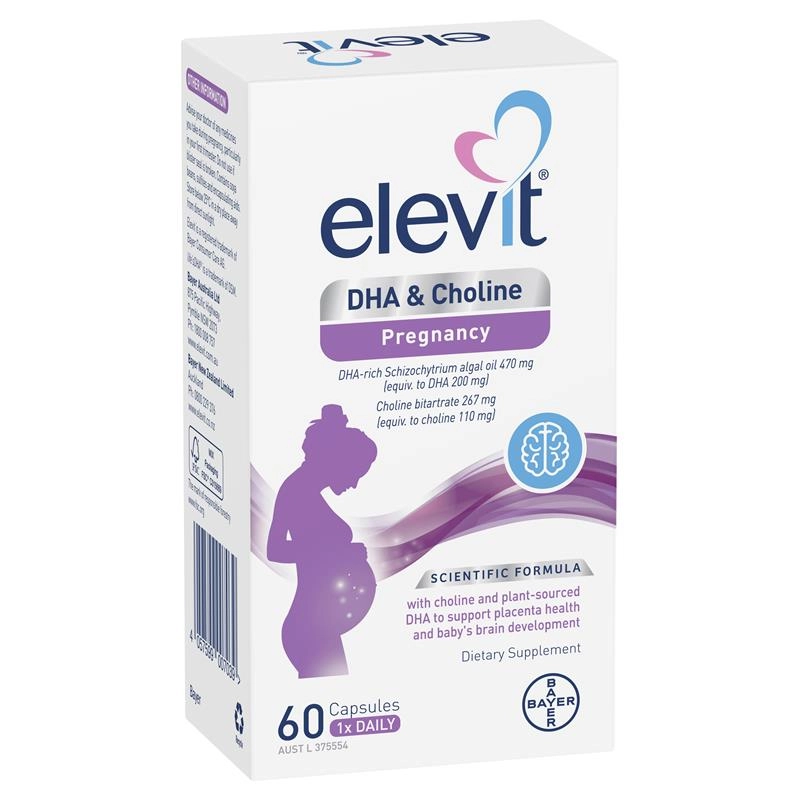 Elevit DHA + Choline Pregnancy 60 Capsules