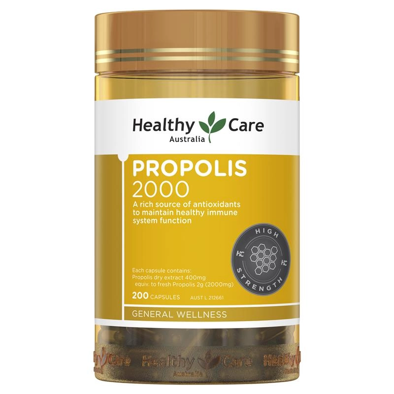 Healthy Care Propolis 2000 200 Capsules