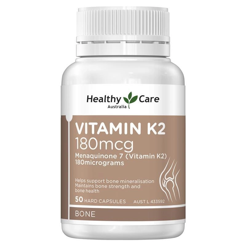 Healthy Care Vitamin K2 180mg 50 Capsules