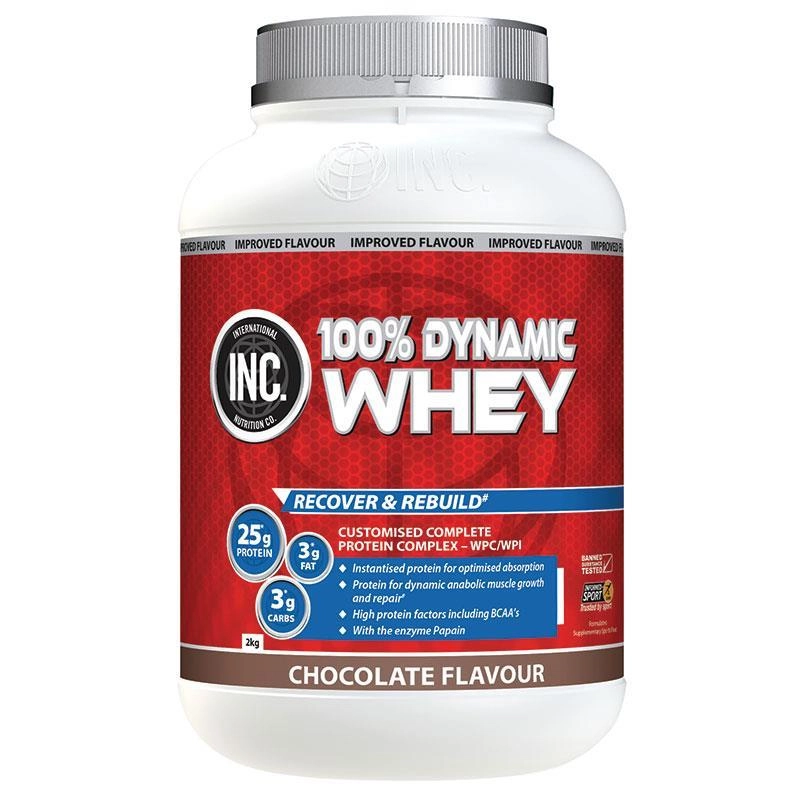 INC 100% Dynamic Whey Chocolate Flavour 2kg