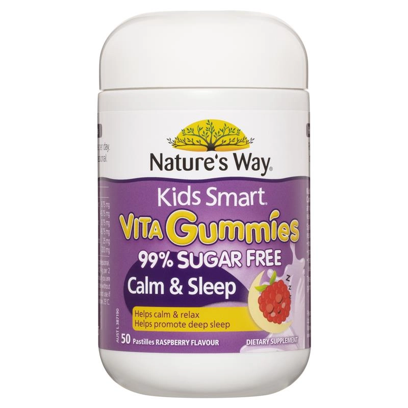 Nature’s Way Kids Smart Vita Gummies 99% Sugar Free Calm & Sleep 50 Gummies