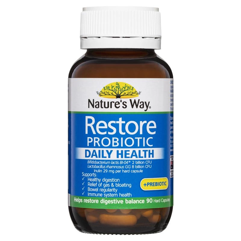 Nature’s Way Restore Probiotic Daily Health 90 Capsules