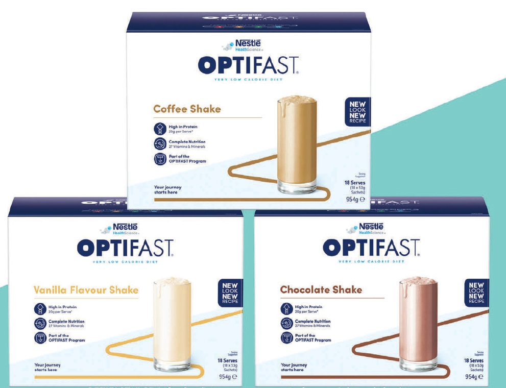 Optifast VLCD Meal Replacement Shake 18 x 53g Assorted Variants