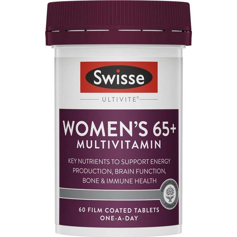 Swisse Ultivite Women’s 65+ Multivitamin 60 Tablets