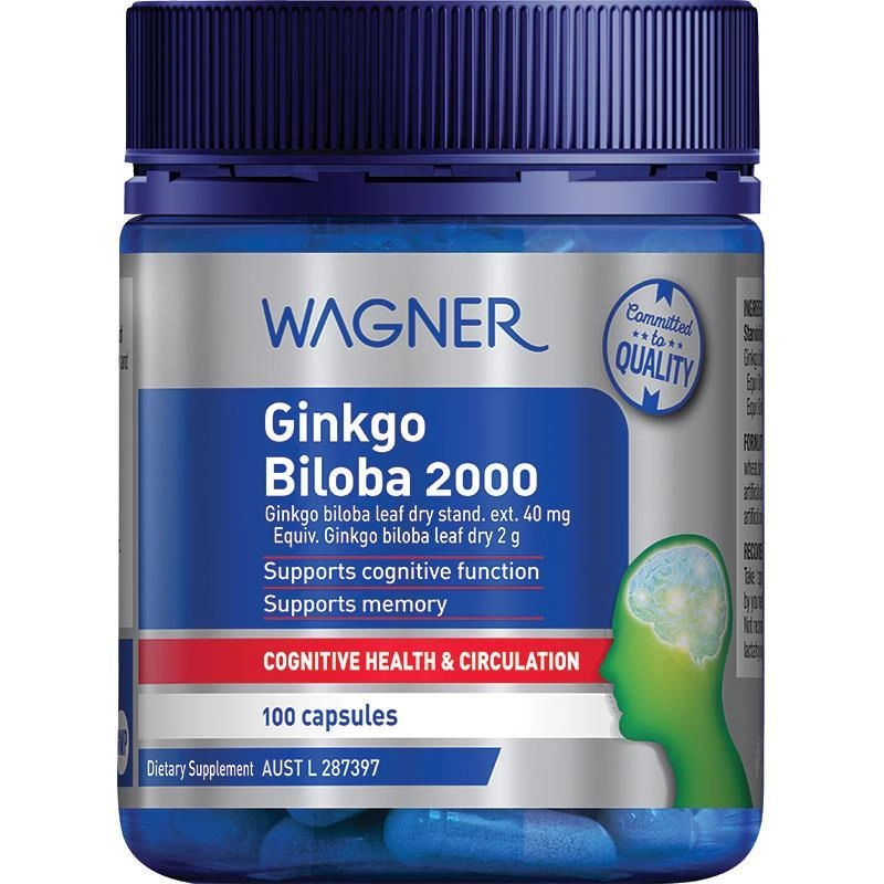 Wagner Ginkgo Biloba 2000 100 Capsules