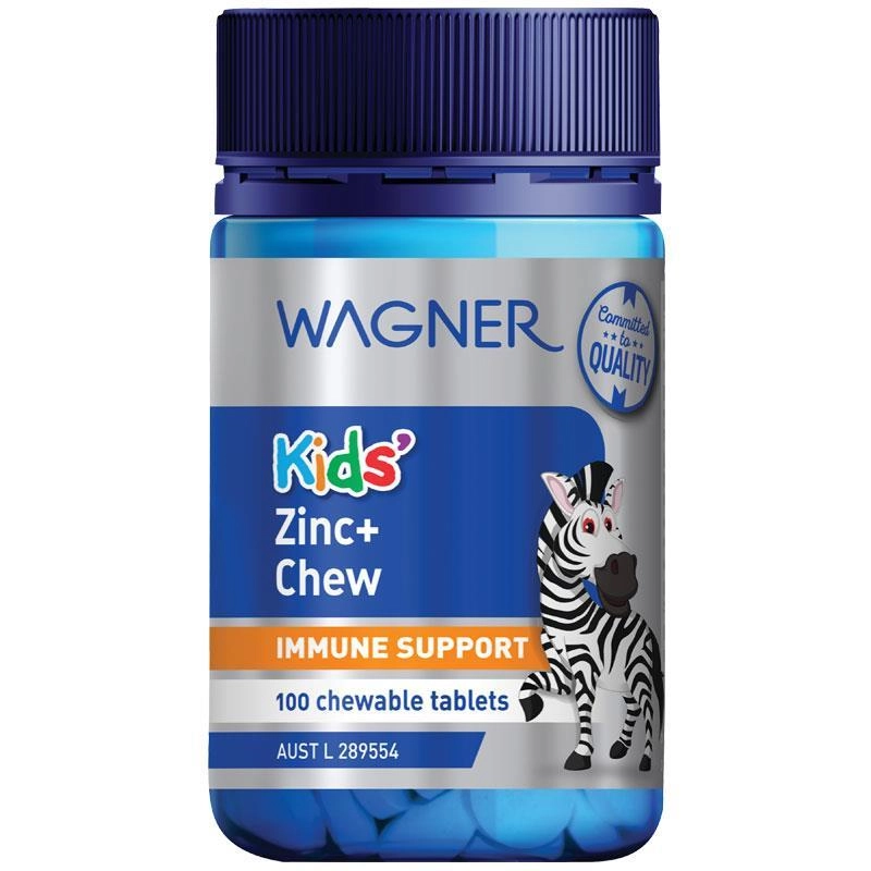 Wagner Kids Zinc+ Chew 100 Tablets