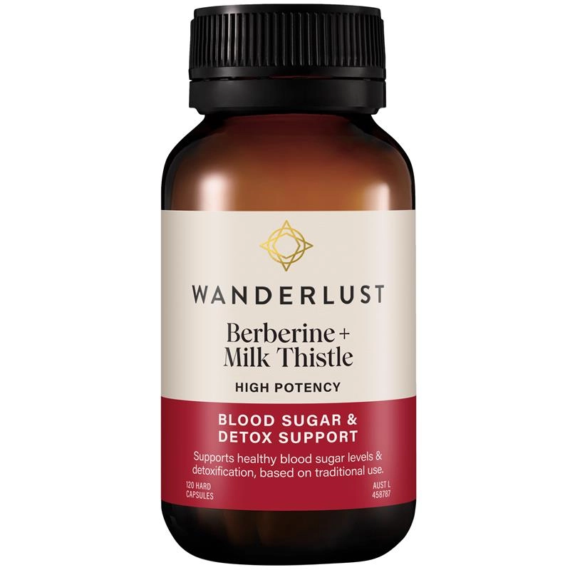 Wanderlust Berberine + Milk Thistle 120 Capsules