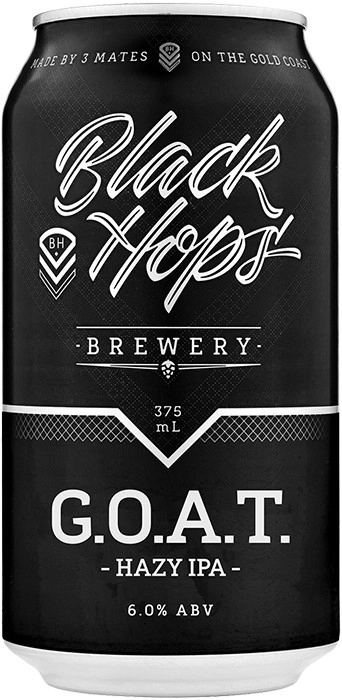 Black Hops GOAT Hazy IPA Cans 375mL