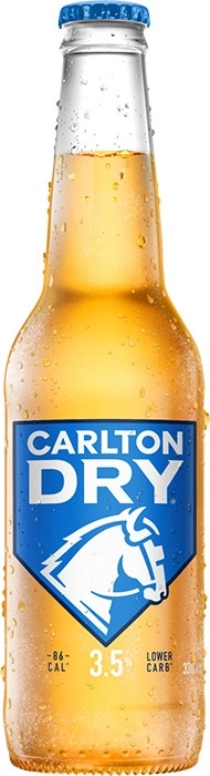 Carlton Dry Mid 3.5% Bottles 330mL