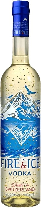 Fire & Ice Gold Flakes Vodka 700mL