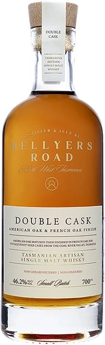 Hellyers Road Double Cask Single Malt Whisky 700mL