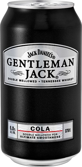 Jack Daniel's Gentleman Jack Tennessee Whiskey & Cola 6% 375mL