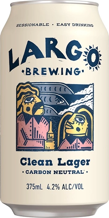 Largo Clean Lager Cans 375mL