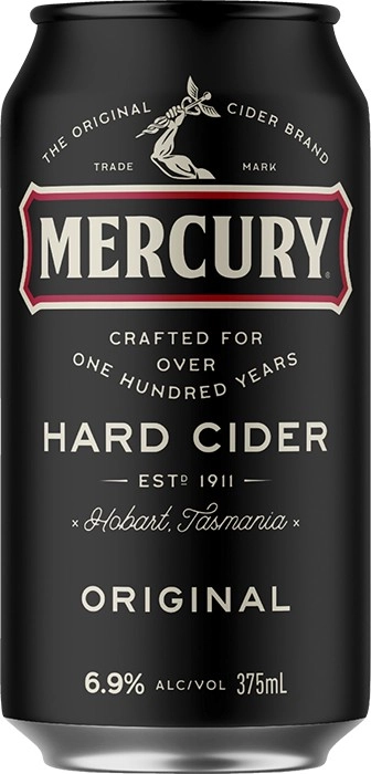 Mercury Hard Cider Original 6.9% 375mL Can