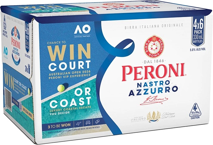 Peroni Nastro Azzurro Nastro Azzuro Bottles 330ml