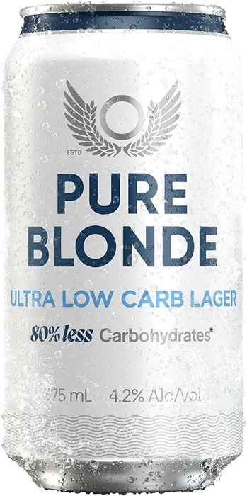 Pure Blonde Ultra Low Carb Lager Cans 375mL