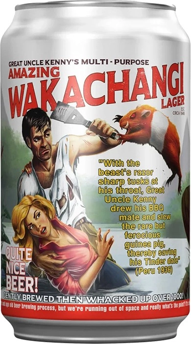 Wakachangi Premium Lager Cans 330mL