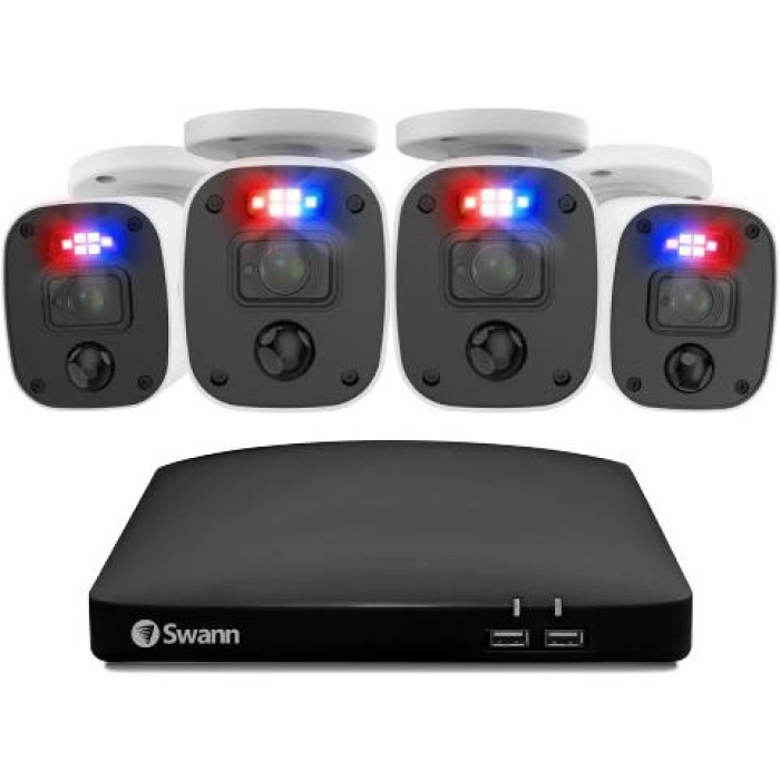 Swann Swannforce 1080P DVR 65GB Security Camera (4 Pack)