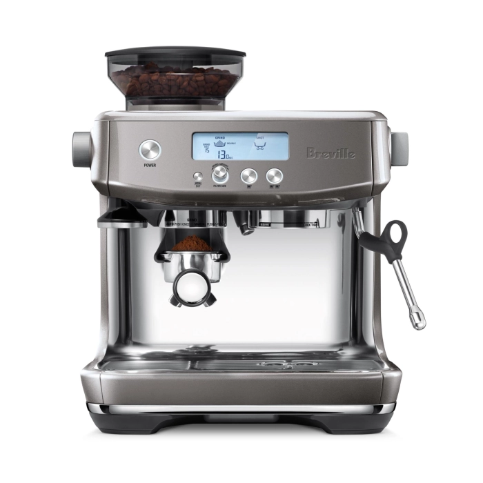 Breville the Barista Pro Coffee Machine (Smoked Hickory)