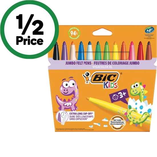 BiC Kids Visacolour XL Marker Pk 12