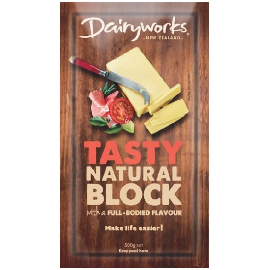 Dairyworks Block Cheese 500g