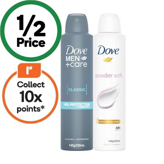 Dove 48hr Antiperspirant Deodorant 250ml