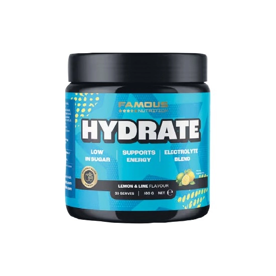 Famous Nutrition Hydration Lemon & Lime 180g~