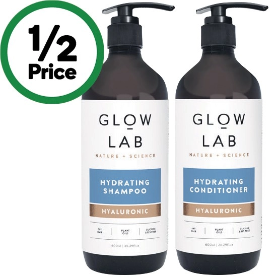 Glow Lab Shampoo or Conditioner 600ml