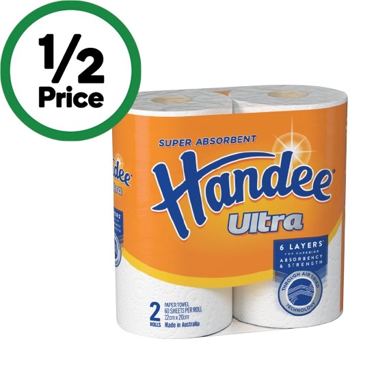 Handee Ultra Paper Towel Pk 2