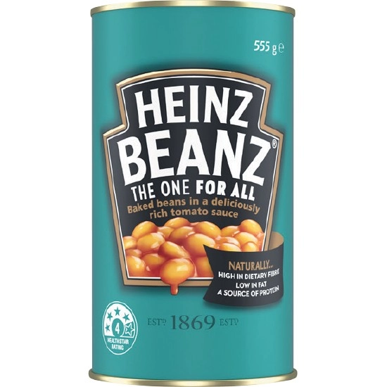 Heinz Baked Beans or Spaghetti 535-555g