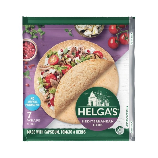 Helga’s Wrap Varieties 445-508g Pk 7-8 – Excludes Lower Carb