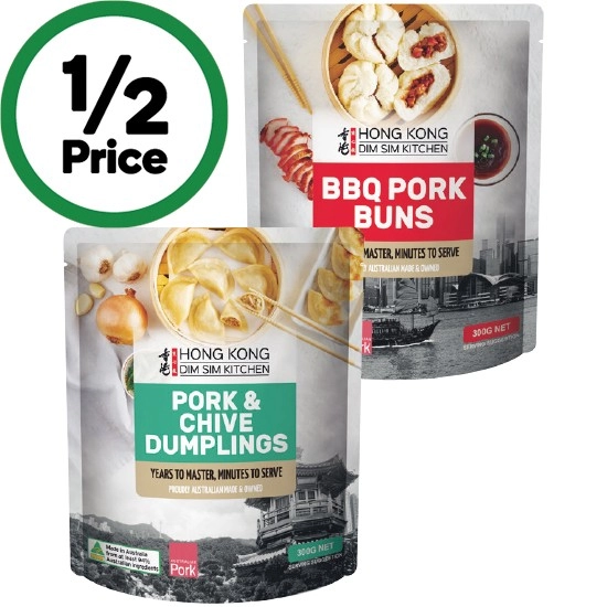 Hong Kong Kitchen Dumplings or Pork Buns 300-480g – From the Freezer