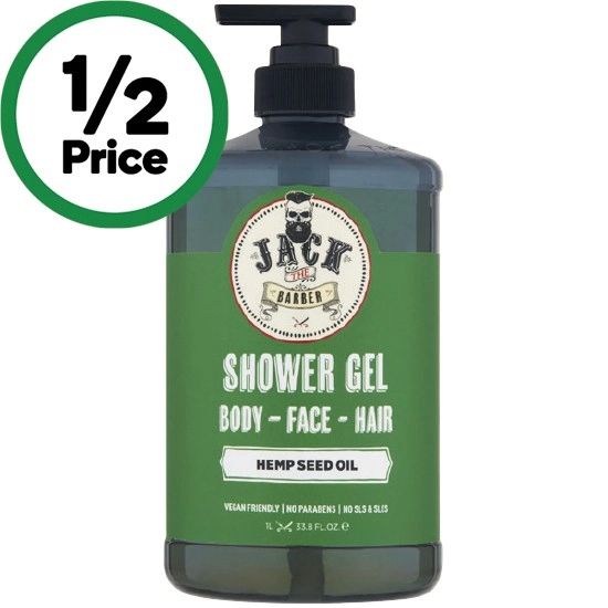 Jack the Barber Shower Gel 1 Litre