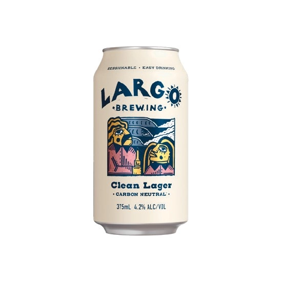 Largo Clean Lager 4.2% Cans 6x375ml