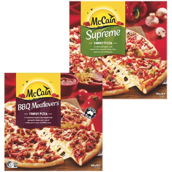 McCain Family Pizza 490-500g