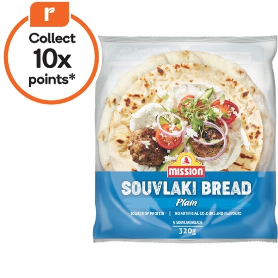 Mission Souvlaki Bread 320g