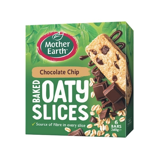 Mother Earth Oaty Slices 240g Pk 6