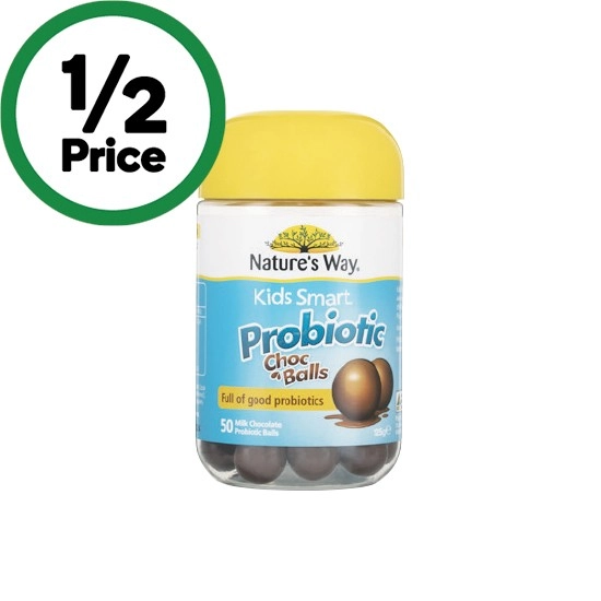 Nature’s Way Kids Smart Probiotic Choc Balls Pk 50~