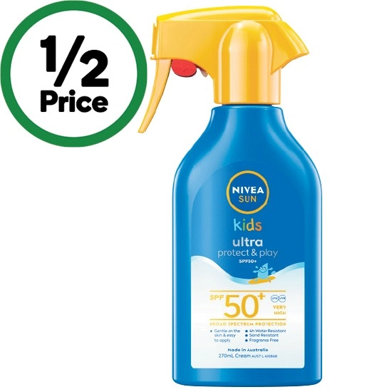 Nivea Sun Kids Ultra Protect & Play SPF50+ Sunscreen Spray 270ml~