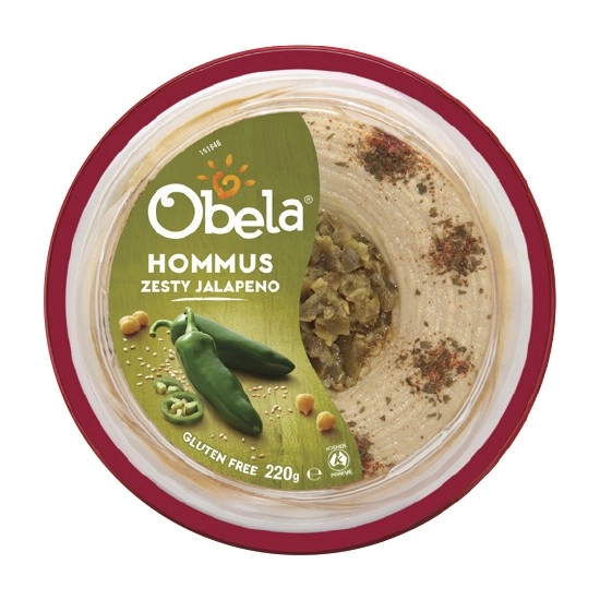 Obela Garnished Hommus Dips 220g