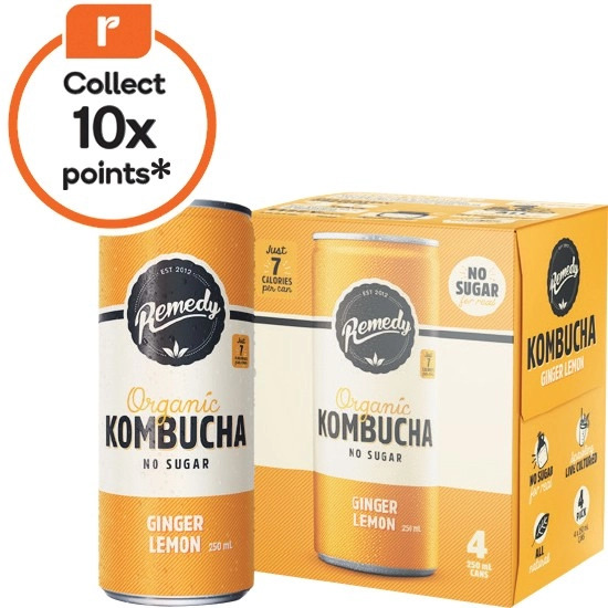 Remedy Kombucha 4 x 250ml