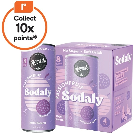 Remedy Sodaly 4 x 250ml