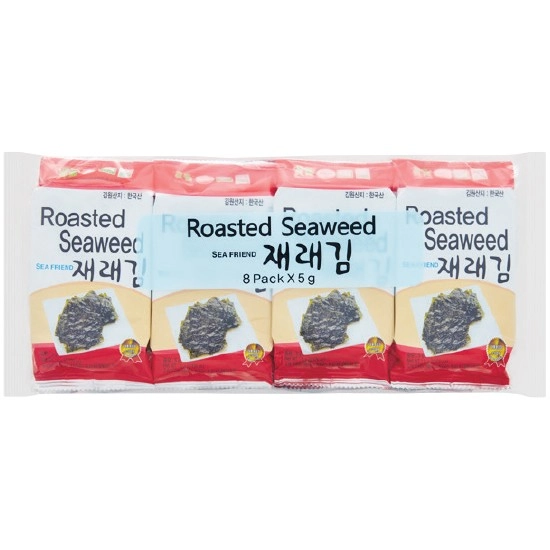 Sea Friend Roasted Seaweed Snacks Pk 8 x 5g